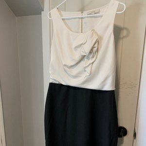 Ann Taylor Loft size 10 b&w dress